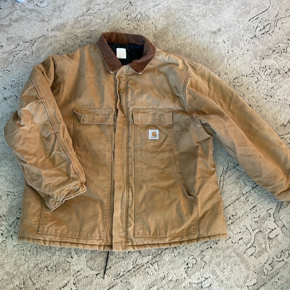 Men’s Carhartt Loose Fit Firm Duck Insulated Traditional Jacket